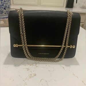 Strathberry East/West Leather Shoulder Bag